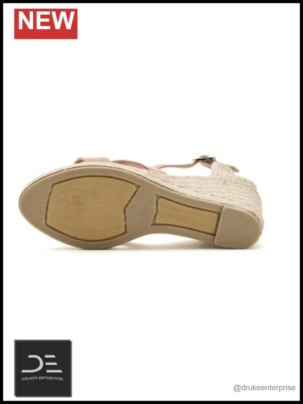 Women's Organic Cotton Wedge Sandals Ankle Strap Espadrilles